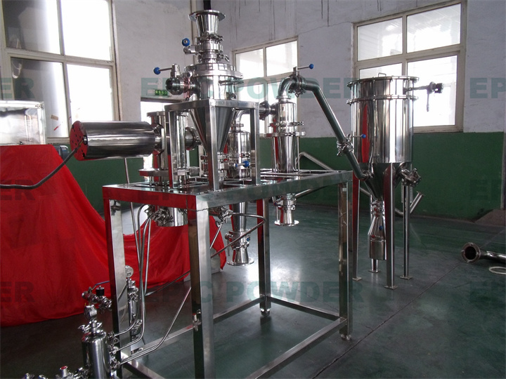 實驗型氣流磨粉機