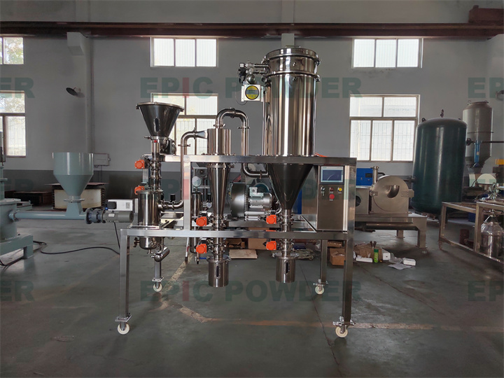小產(chǎn)量扁平式氣流粉碎機